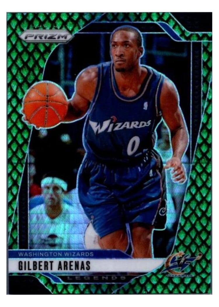 2024-25 Panini Prizm Base Set Gilbert Arenas #275 card