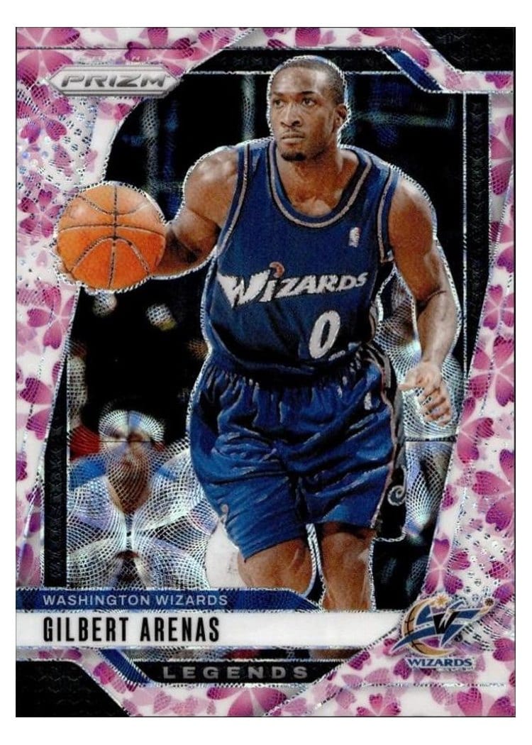 2024-25 Panini Prizm Base Set Gilbert Arenas #275 card