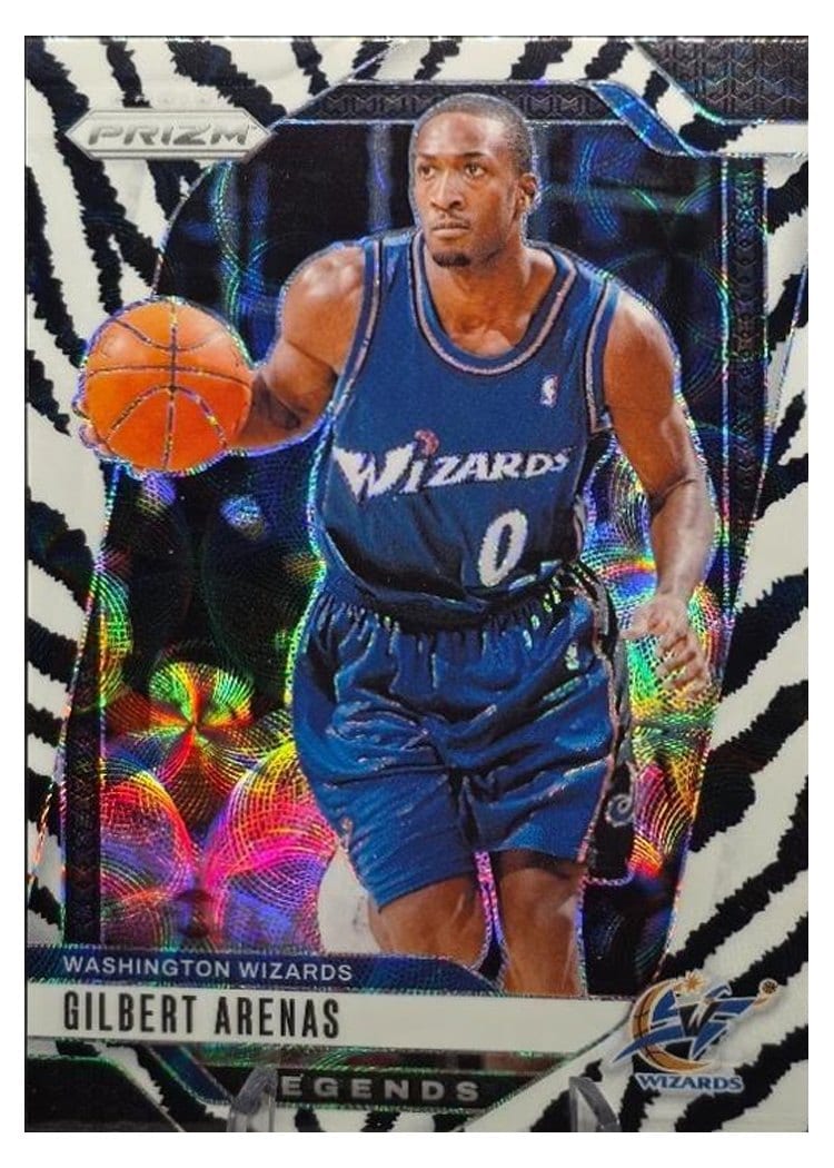 2024-25 Panini Prizm Base Set Gilbert Arenas #275 card