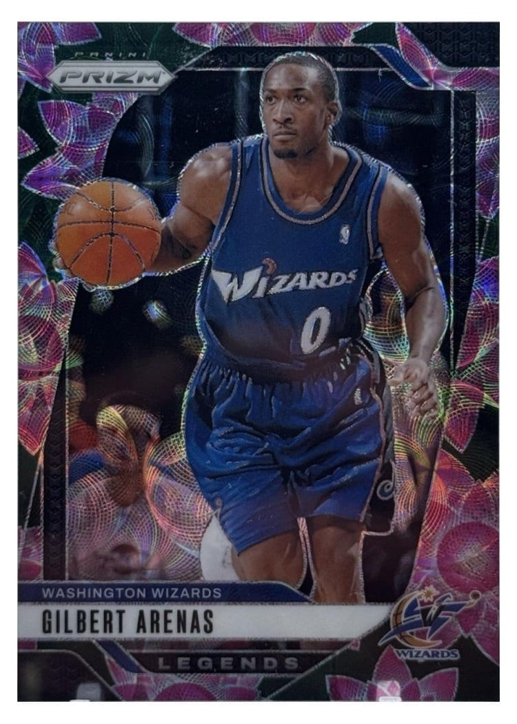 2024-25 Panini Prizm Base Set Gilbert Arenas #275 card