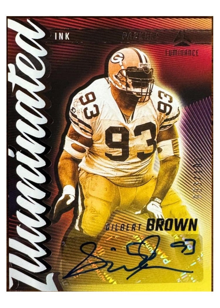 2024 Panini Luminance Illuminated Ink Gilbert Brown #II-GBN card