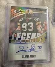 2025 Panini Absolute Absolute Legends Signatures Gilbert Brown #ALS-GBN card