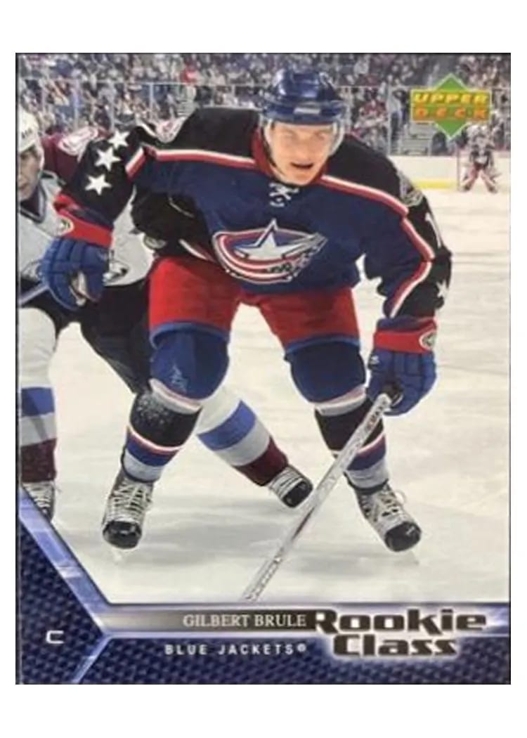 2005 Upper Deck Rookie Class Gilbert Brule #22 card