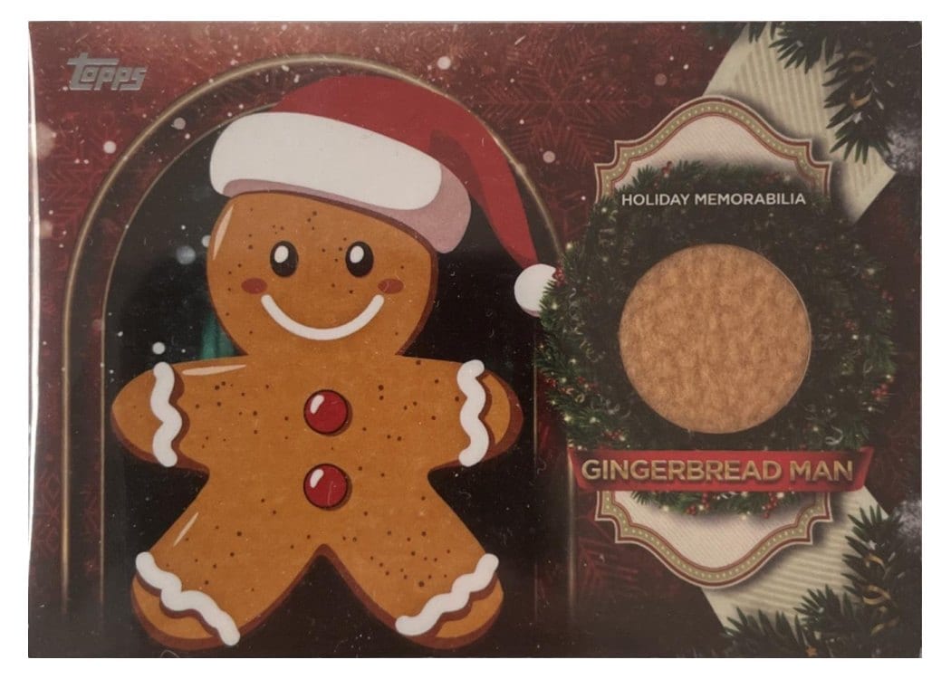 2025 Topps Holiday Holiday Faux Relics Gingerbread Man #HFR-GM card