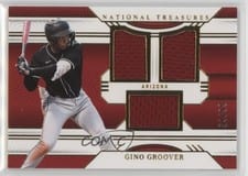 2024 Panini National Treasures Game Gear Swatches Trio Gino Groover #9 card