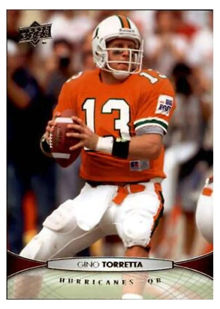 2012 Upper Deck Gino Torretta #24 card