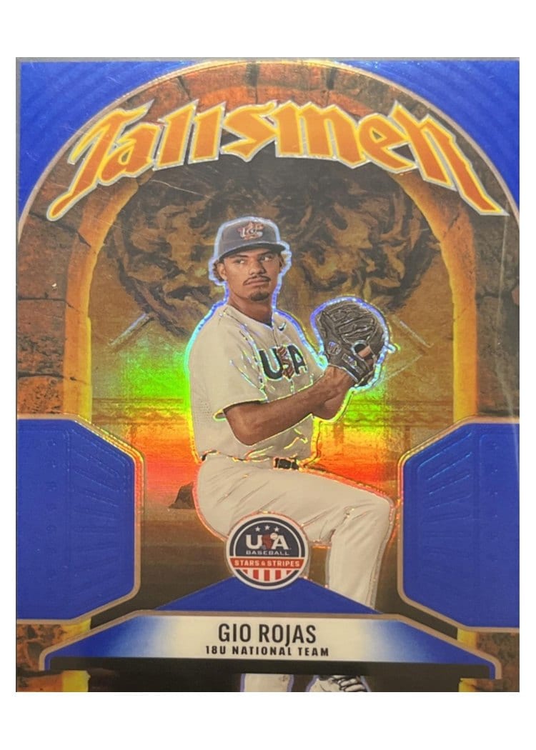 2026 Panini Stars & Stripes Prizm Talismen Gio Rojas #10 card