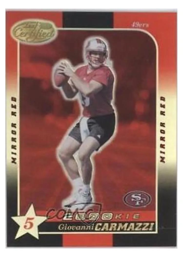 2000 Leaf Certified Giovanni Carmazzi #247 card