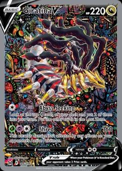 2022 Lost Origin Giratina V #186 card