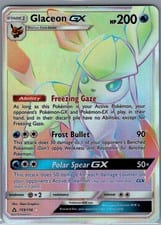 2018 Ultra Prism Glaceon-GX #159 card