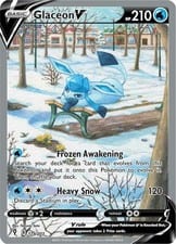 2021 Evolving Skies Glaceon V #175 card