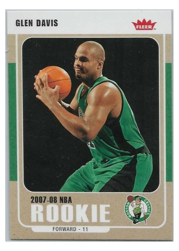 2007 Fleer Glen Davis #210 card