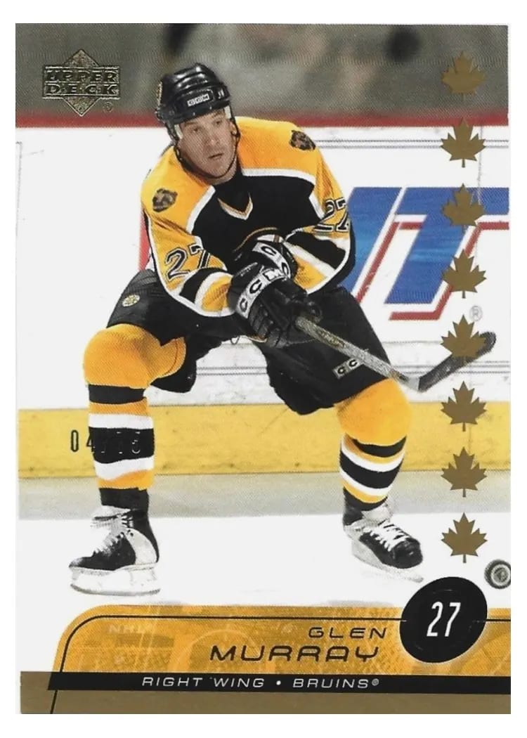 2002 Upper Deck Glen Murray #16 card