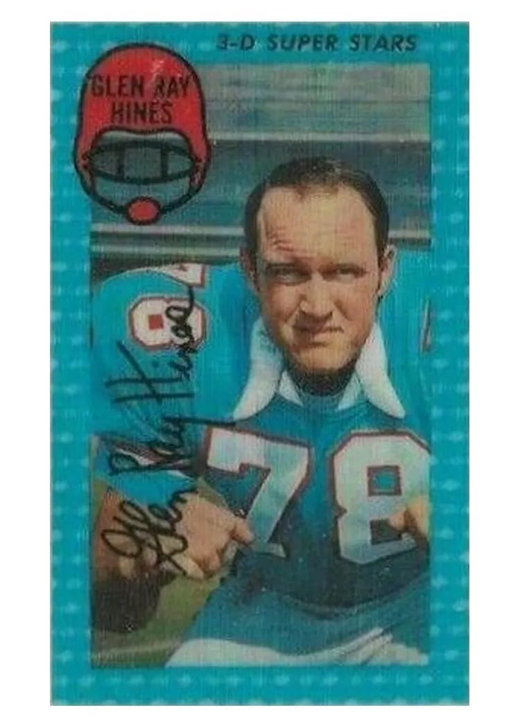 1971 Kellogg's Glen Ray Hines #27 card
