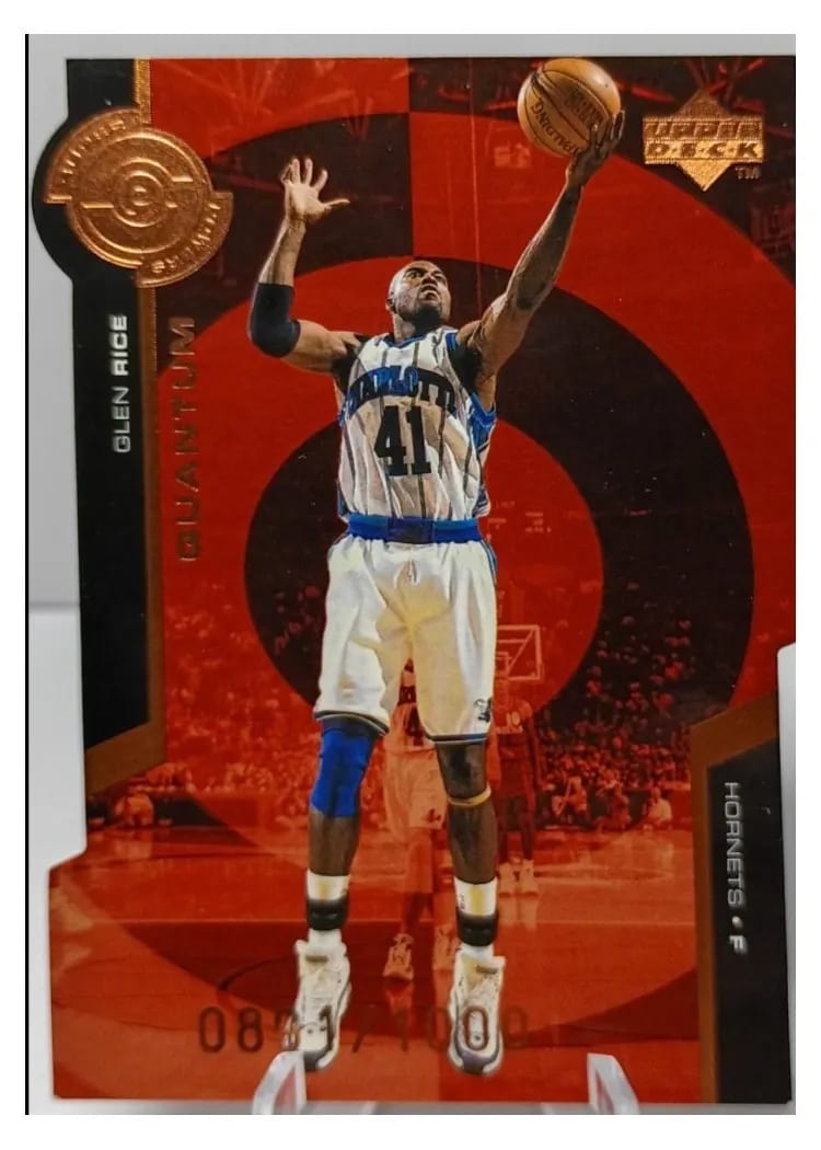 1998 Upper Deck Super Powers Glen Rice Quantum Bronze #S3 card