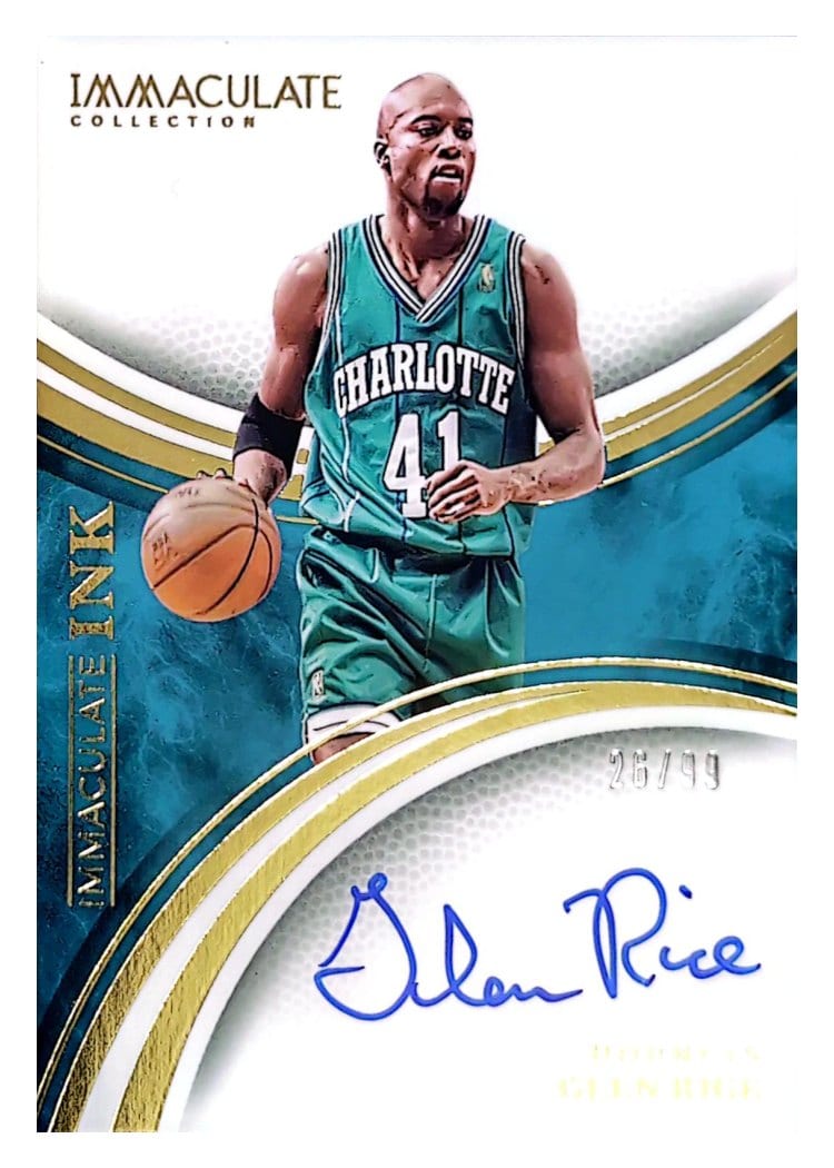 2024 Panini Immaculate Ink Glen Rice #17 card
