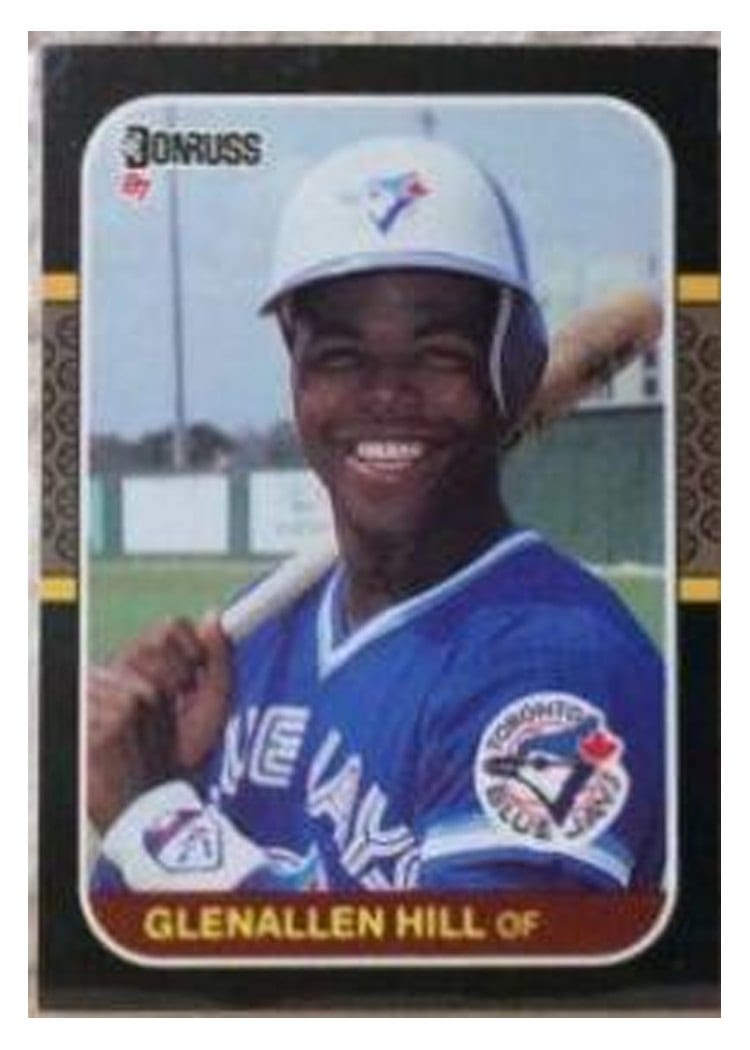 1987 Donruss Glenallen Hill #561 card