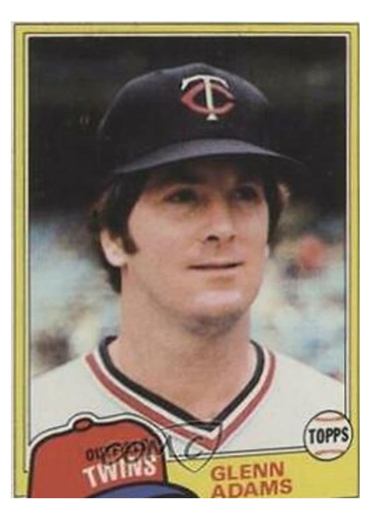 1981 Topps Glenn Adams #18 card