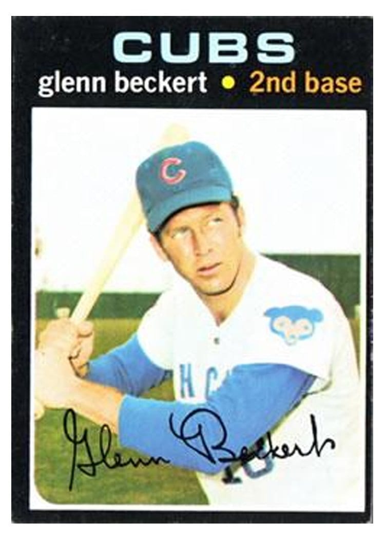 1971 Topps Glenn Beckert #390 card