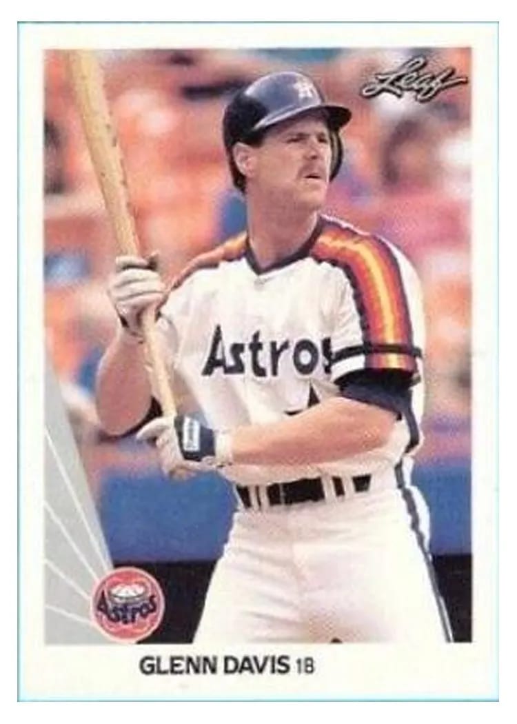 1990 Leaf Glenn Davis #30 card