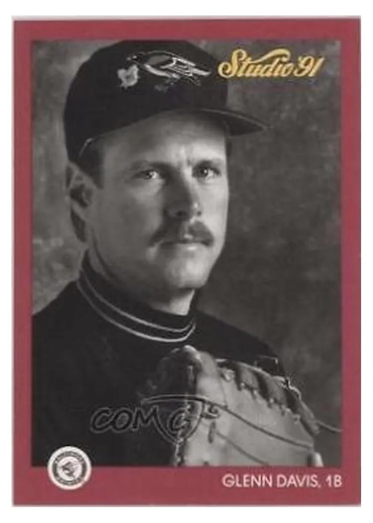1991 Studio Glenn Davis #1 card