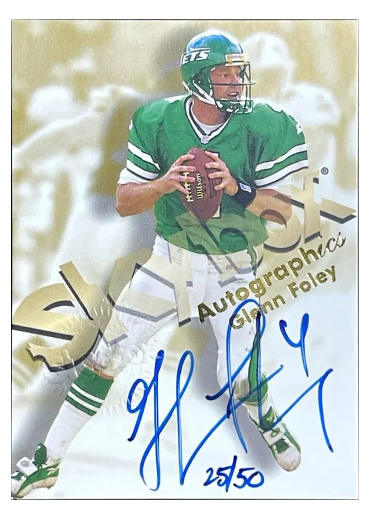 1998 Skybox Premium Autographics Glenn Foley card