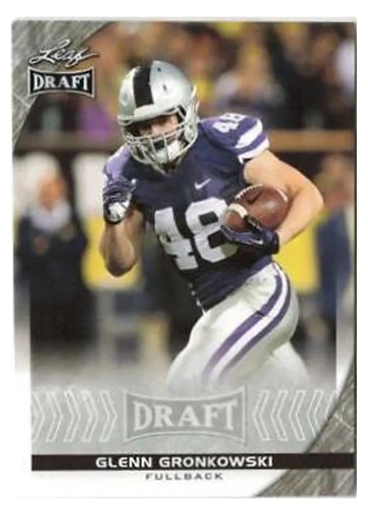 2016 Leaf Draft Glenn Gronkowski #32 card