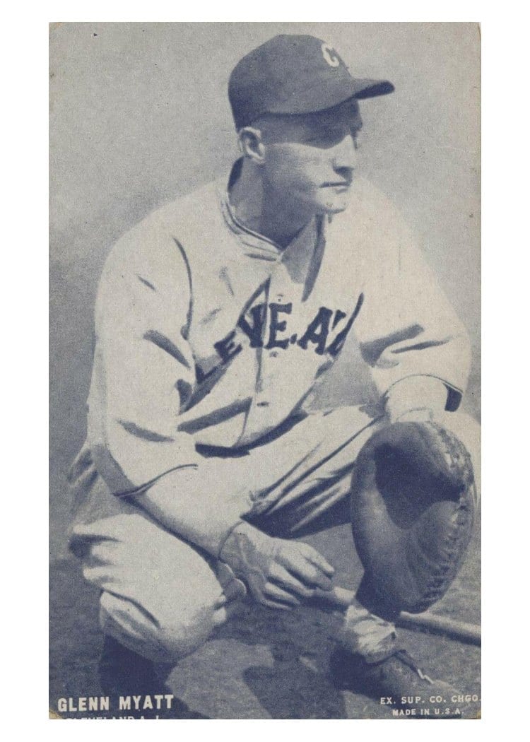 1928 Exhibits Glenn Myatt card