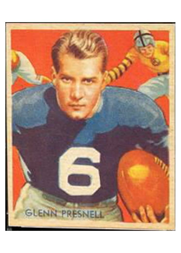 1935 National Chicle Glenn Presnell #5 card