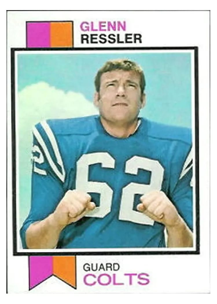 1973 Topps Glenn Ressler #204 card