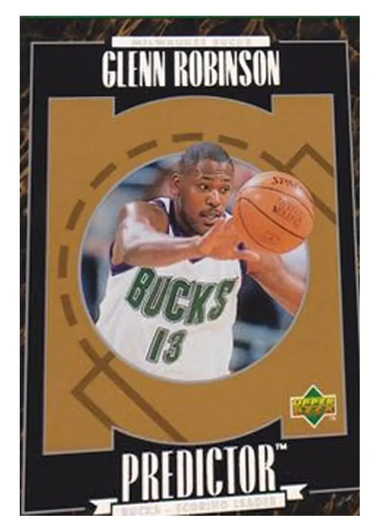 1995 Upper Deck Predictor Scoring Glenn Robinson #H9 card