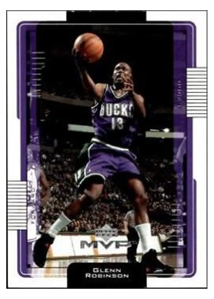 2001 Upper Deck MVP glenn robinson #93 card