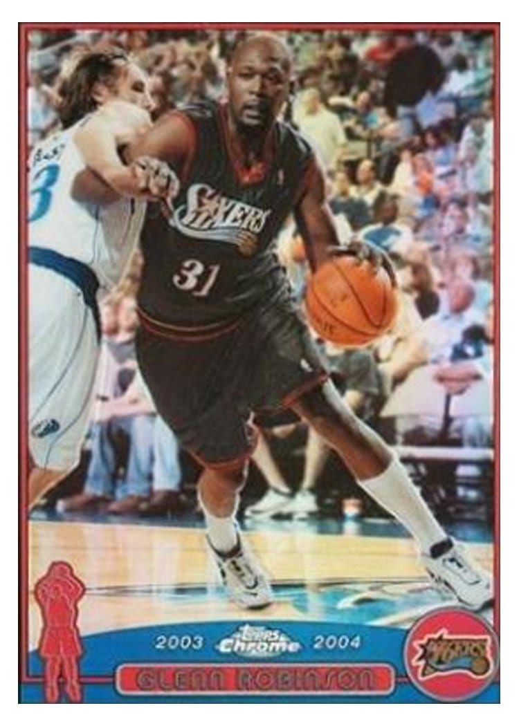 2003 Topps Chrome Glenn Robinson #38 card