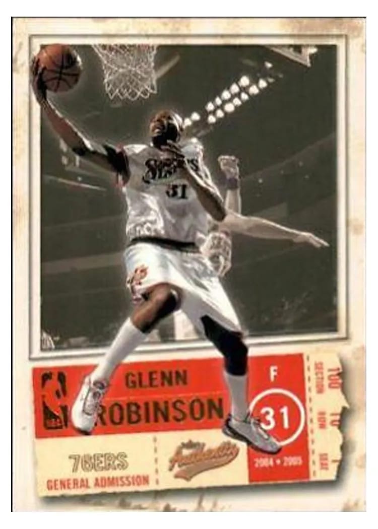 2004 Fleer Authentix Glenn Robinson #59 card