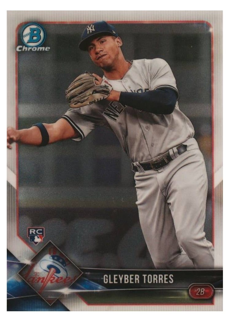 2018 Bowman Chrome Base Set Gleyber Torres #83 card