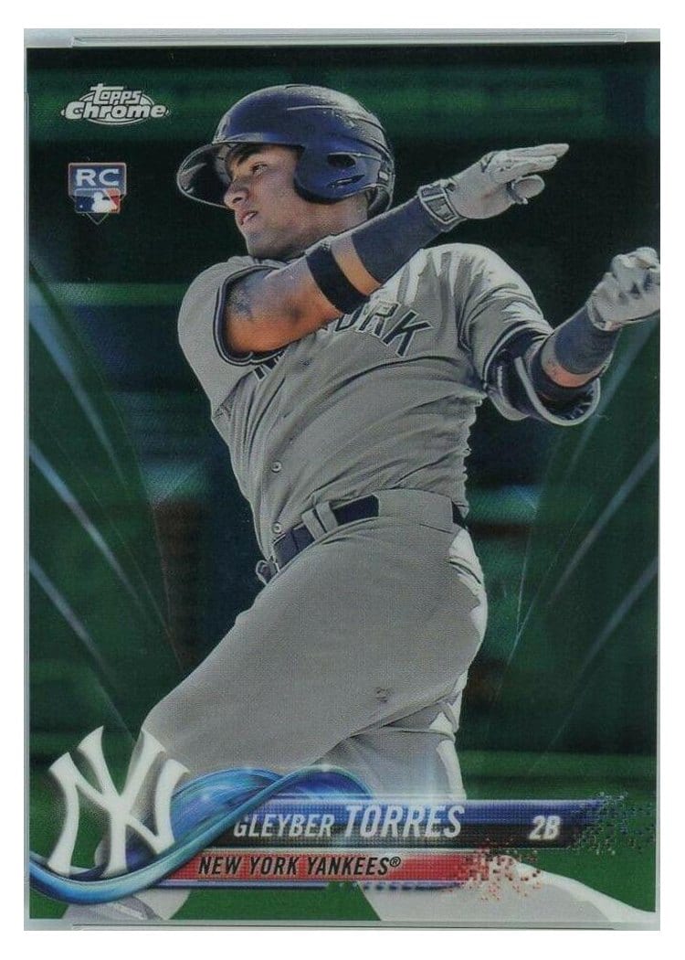 2018 Topps Chrome Base Set Gleyber Torres #31 card