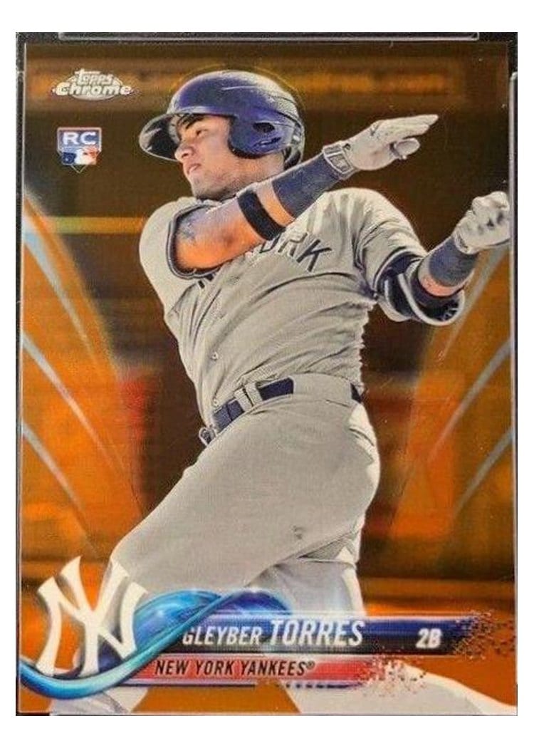 2018 Topps Chrome Base Set Gleyber Torres #31 card