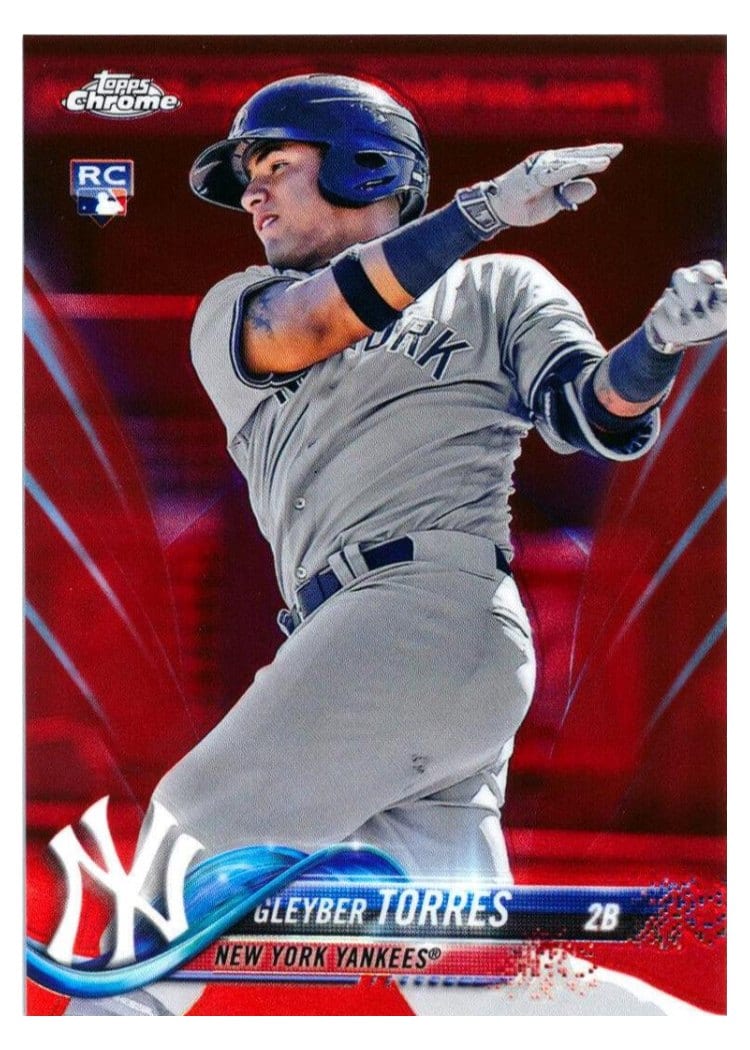 2018 Topps Chrome Base Set Gleyber Torres #31 card