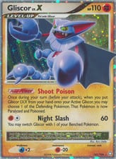 2008 Legends Awakened Gliscor LV.X #141 card