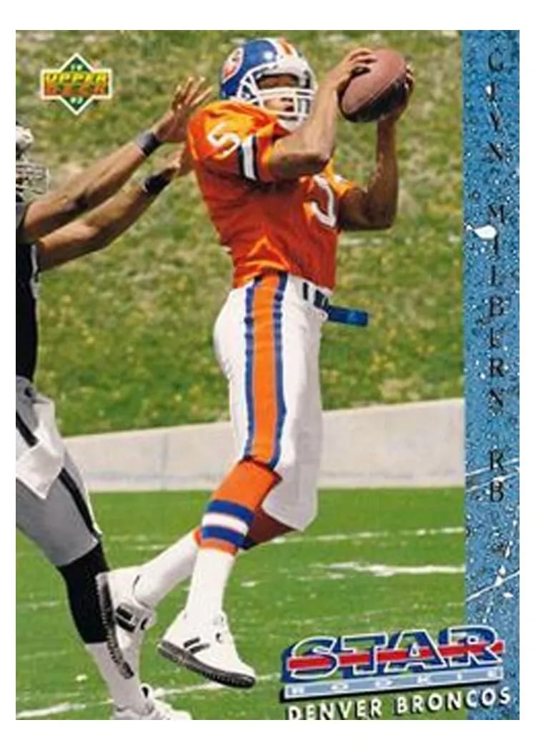 1993 Upper Deck Glyn Milburn #22 card