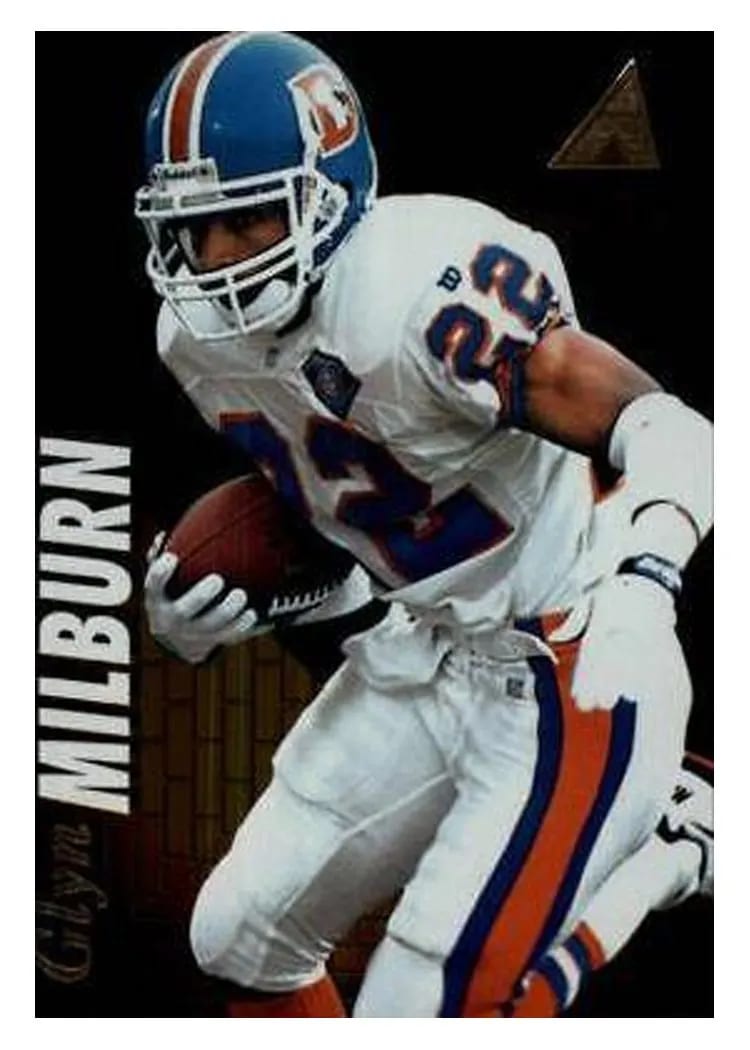 1995 Zenith Glyn Milburn #Z46 card
