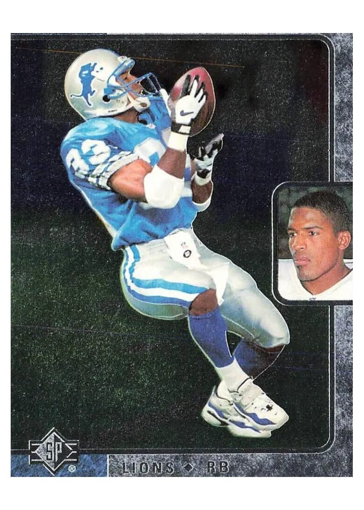 1996 SP Glyn Milburn #82 card