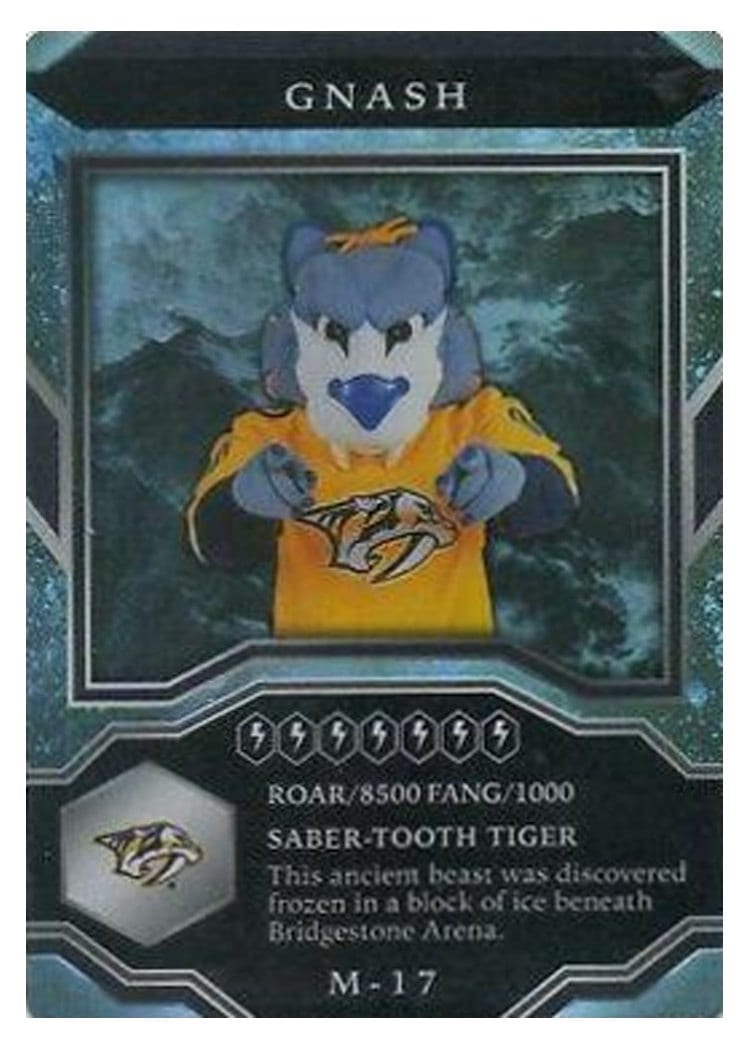 2021-22 Upper Deck MVP Mascot Gaming Cards Gnash #M-17 card