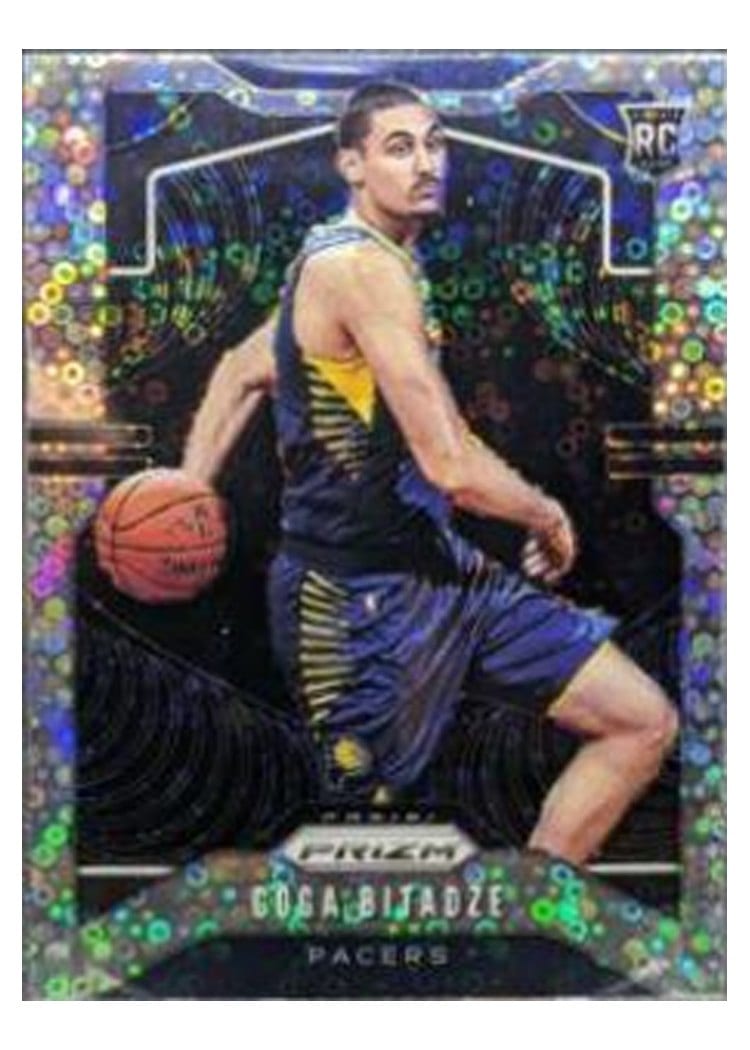 2019-20 Panini Prizm Base Set Goga Bitadze Fast Break Prizm #264 card