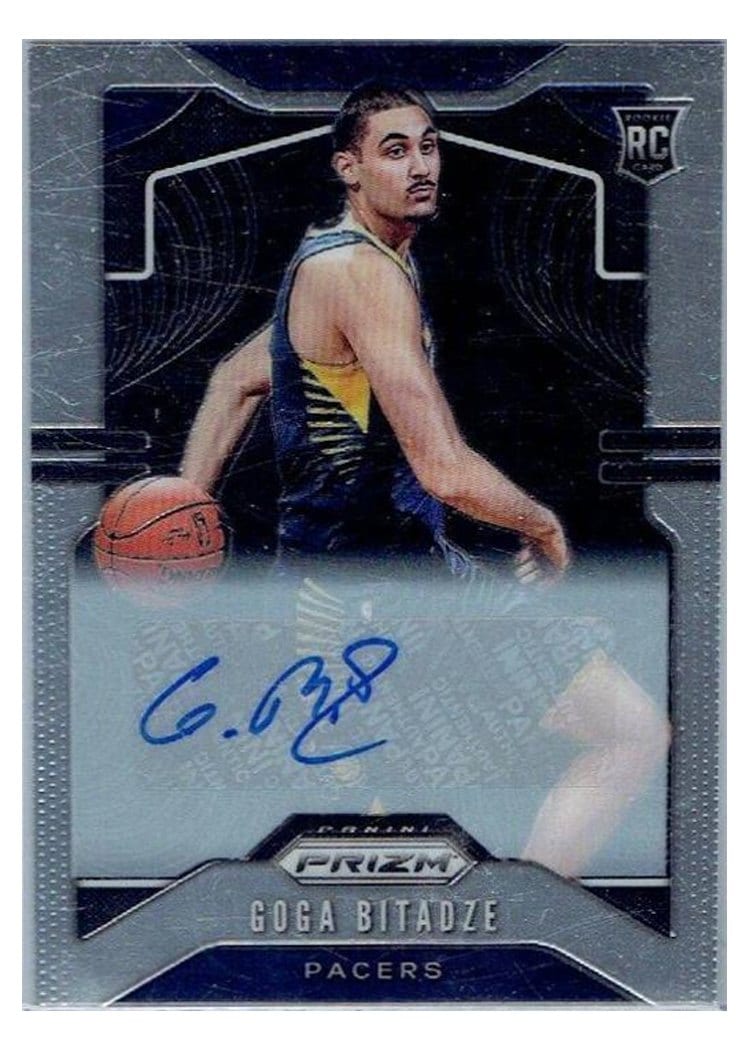 2019-20 Panini Prizm Base Set Goga Bitadze Autograph #264 card