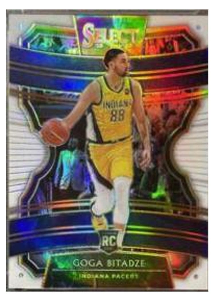 2019-20 Panini Select Base Set Goga Bitadze White Prizm #32 card