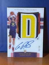 2019 Panini National Treasures Goga Bitadze #134 card
