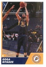 2021-22 Panini NBA Sticker & Card Collection (Brazil) Base Set Goga Bitadze #207 card