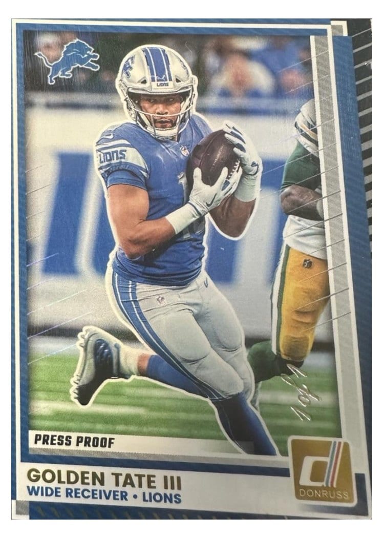 2025 Donruss Base Set Golden Tate III #174 card