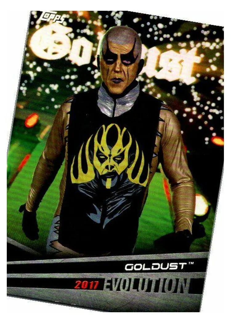 2018 Topps WWE Evolution Goldust #E-20 card